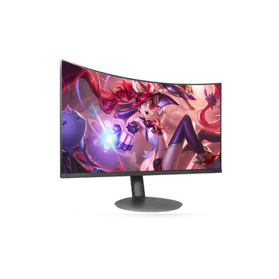 Czarny pulpit 2ms 1080p 60hz Skrzywiony Monitor / Monitory PC LCD