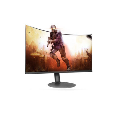Czarny pulpit 2ms 1080p 60hz Skrzywiony Monitor / Monitory PC LCD