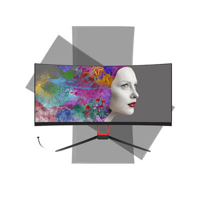 Bezramkowy HDMI VGA 75Hz 30calowy 1080P Skrzywiony monitor do gier wbudowany w głośniki