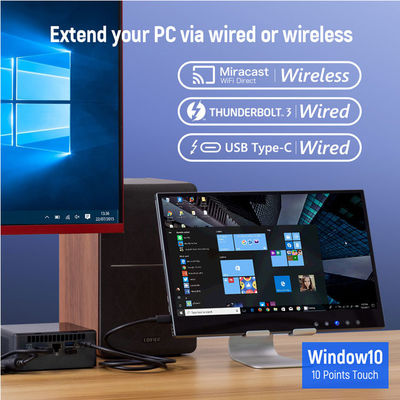 Monitor dotykowy Hopestar 15,6 cala Ultra-Slim Full HD IPS do użytku komercyjnego i przemysłowego