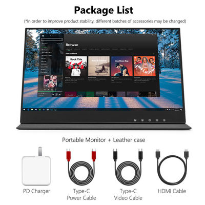 Hopestar 11mm 15,6 Inch Monitor Komputer 1080P Full HD IPS Monitor dotykowy