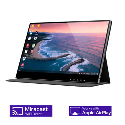 Monitor dotykowy Hopestar 15,6 cala Ultra-Slim Full HD IPS do użytku komercyjnego i przemysłowego