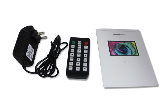 7-calowa cyfrowa ramka fotograficzna LCD 1024x600 IPS Ekran regulowalna jasność