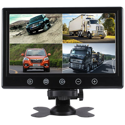 9-calowy monitor LCD HD do samochodu z 4 wejściami wideo, idealny do autobusów i ciężarówek