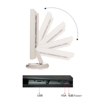 10.4 Inch 1024*768 LCD Monitory komputerowe HDMI Port Type Wall Mount