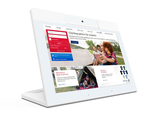 10.1 cala L kształt AIO Tablet PC 4G LTE POE NFC RFID ekran dotykowy
