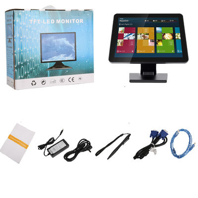 Monitory dotykowe 7 10 10.1 12 15 17 18.5 19 21.5 27 cali Komputer POS PC TFT LED LCD Display Monitor dotykowy