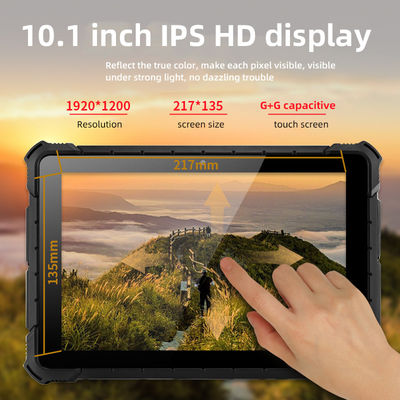 10.1in wytrzymały ekran dotykowy tabletu przemysłowego lekki Windows 10 tablet