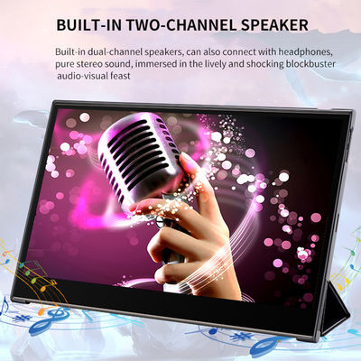 15.6 cali przenośny ekran dotykowy zasilany bateriami do integracji biznesowej i systemowej