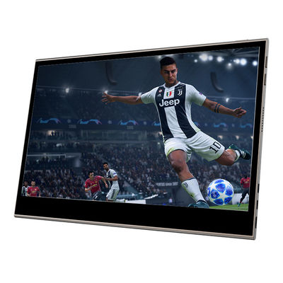 Przenośny monitor z ekranem dotykowym Hopestar o przekątnej 15,6 cala, zasilany bateryjnie