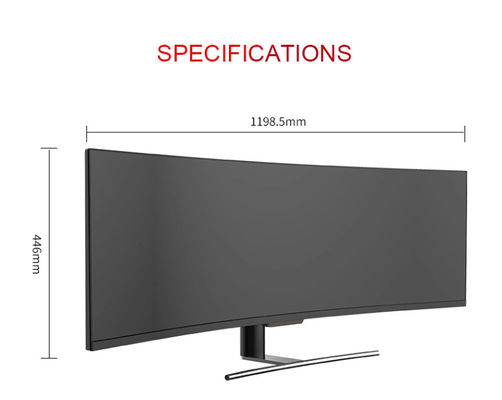OEM 49 cali 5k H3CQR HD PC Monitor do gier USB HDMI DP Interfejs
