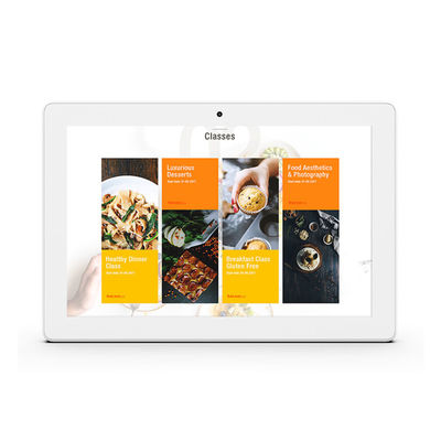 jakość  10 Inch 4G SIM Slot Wall Mount POE Meeting Room PC Android RK3288  USB OTG fabryka