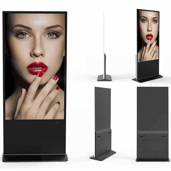 32-calowa interaktywna maszyna reklamowa Multi-Touch z wyświetlaczem HD 1080P / 4K i obsługą systemu Android / Windows