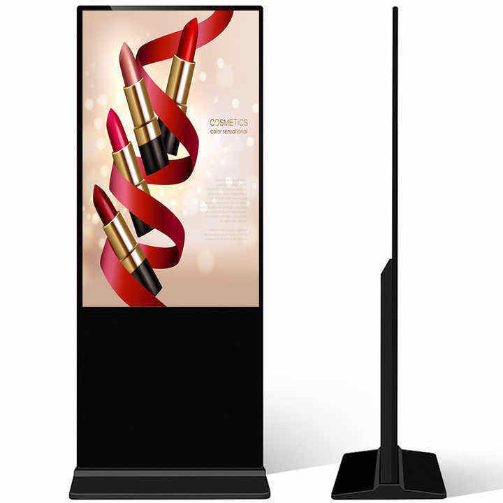 75-calowy pionowy kiosk AD LCD wyświetlacz reklamowy Android ekran dotykowy podłogowy totem
