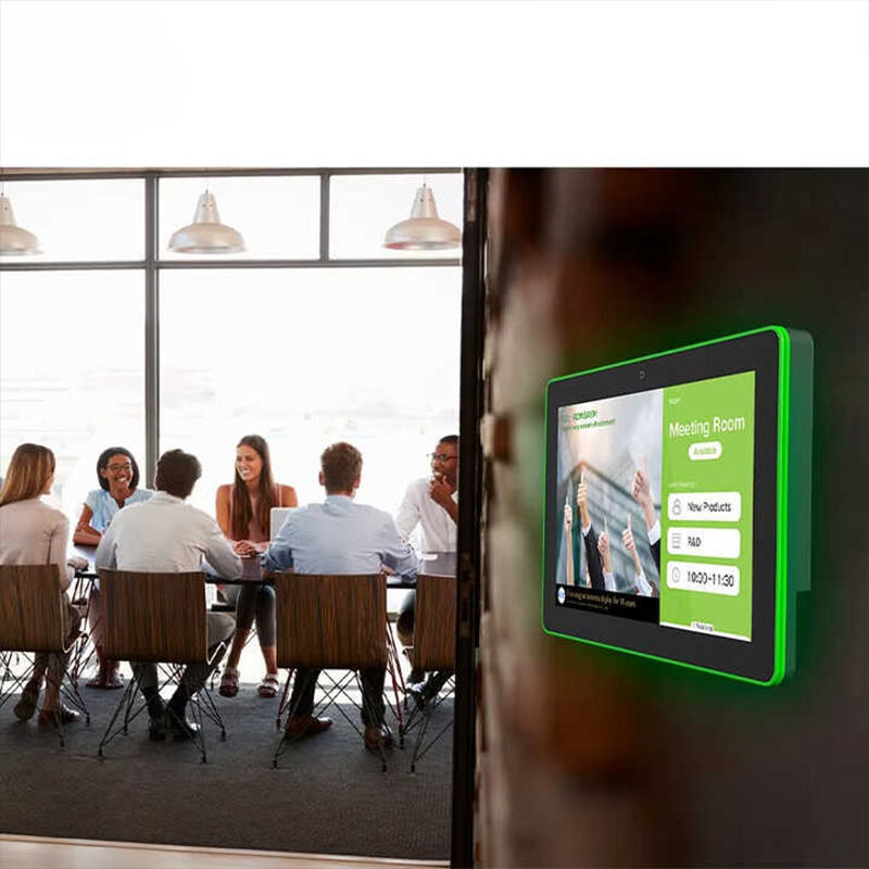 10,1-calowy tablet do inteligentnego domu z procesorem RK3566 i czterostronnym paskiem świetlnym LED - ścienny ekran sterowania Android