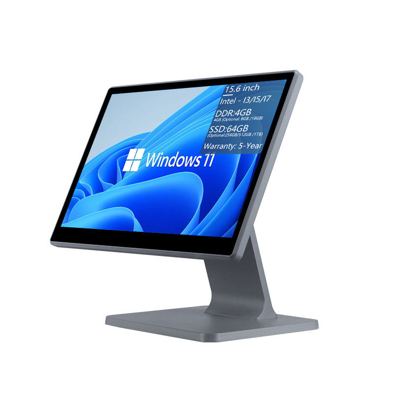 4 GB pamięci DDR3 15,6 cala punkt sprzedaży POS Terminal dla restauracji All in One Touch POS Machine Win POS Systemy
