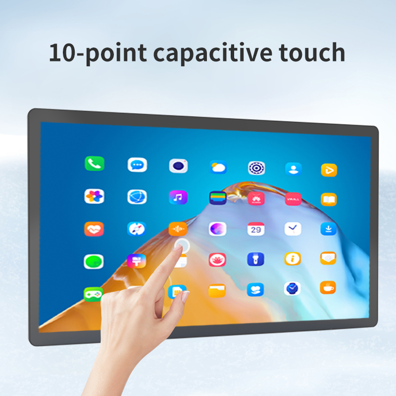 ultra-cienkie 32-calowe wyświetlacze reklamowe komercyjne cyfrowe wyświetlacze dotykowe ekran Rockchip quad core android tablet PC POE NFC WIFI