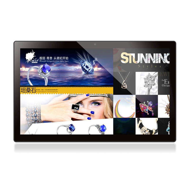 24-calowy tablet z Androidem do montażu ściennego z jasnością 350 cd/m2 i obsługą HDMI USB do cyfrowego oznakowania