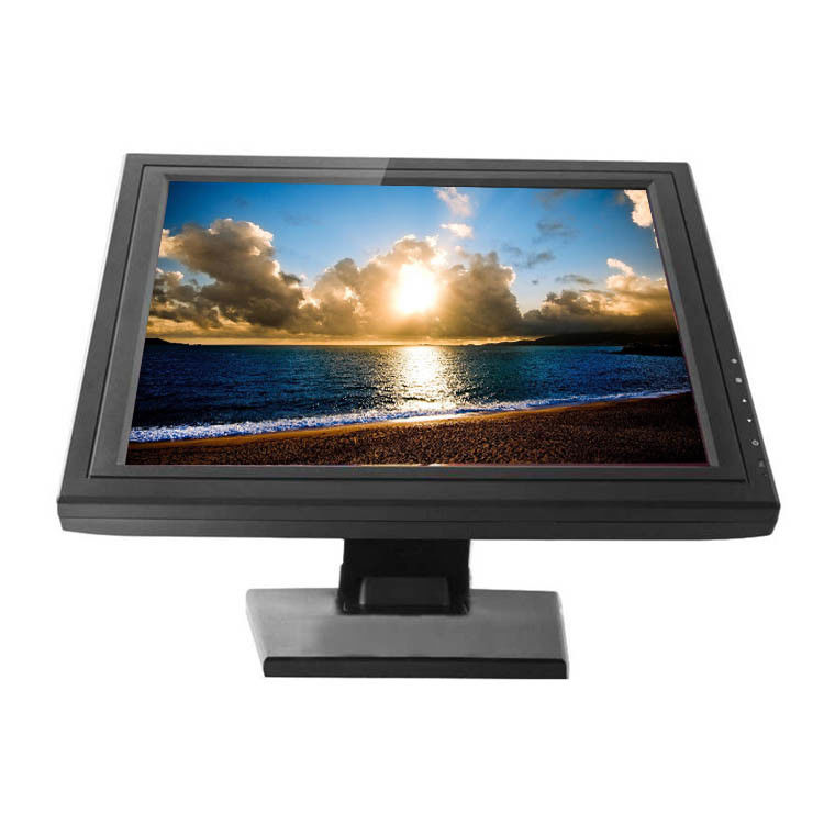 0.297mm 17 Inch Touch Screen Monitor, 5ms touch screen monitor ścienny dla POS