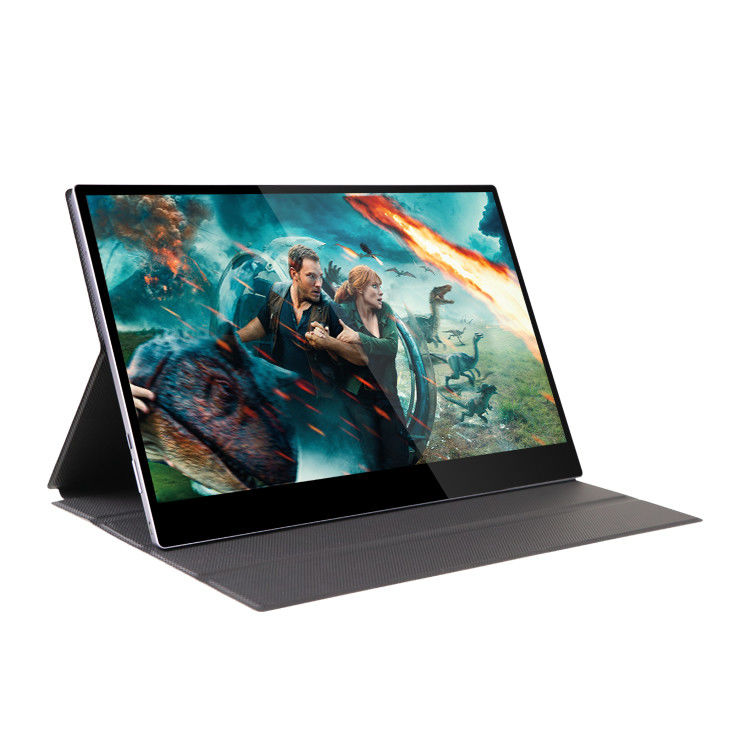 3840x2160 10mm 15,6 cala Przenośny Monitor Dotknięty Ekran 4k USB Typ C HDMI