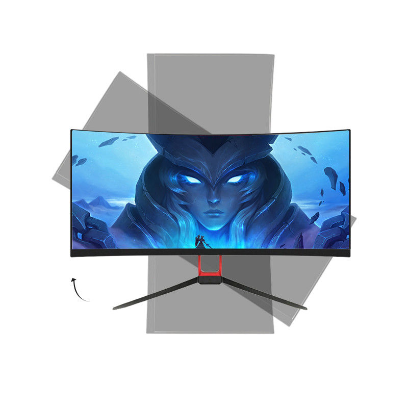1500R 30 Inch 200hz Monitor Na ścianie Montowany Monitor do gier z obracającym się stożkiem