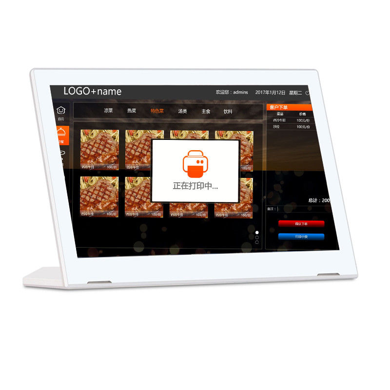 L kształt 1920x1080 13,3 cala Tablet Android z ekranem dotykowym WIFI RJ45