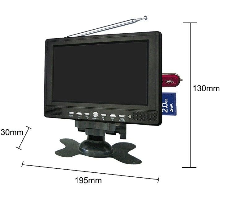 7calowy bezprzewodowy monitor samochodowy / 8202 KD poduszkę głowy Monitor samochodowy