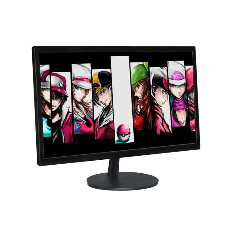 Czarny 21,5-calowy monitor komputera Full HD 1920x1080 HDMI DVI VGA LCD