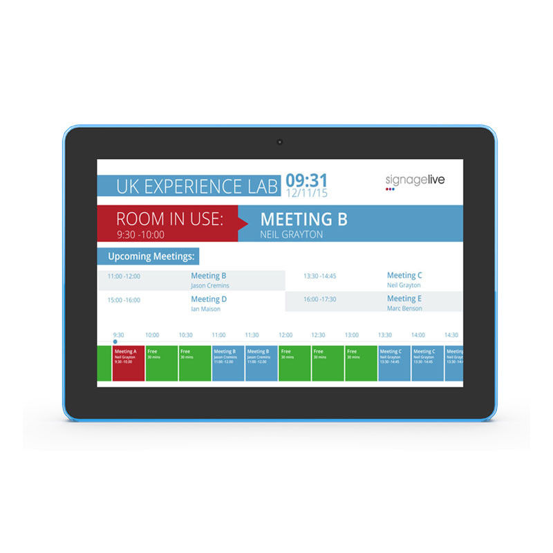10.1 cali IPS POE Powered Android Tablet PC z RK3288 Quad Core dla sali konferencyjnej