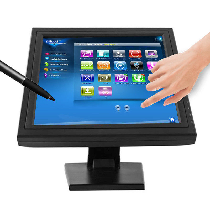 Monitory dotykowe 7 10 10.1 12 15 17 18.5 19 21.5 27 cali Komputer POS PC TFT LED LCD Display Monitor dotykowy