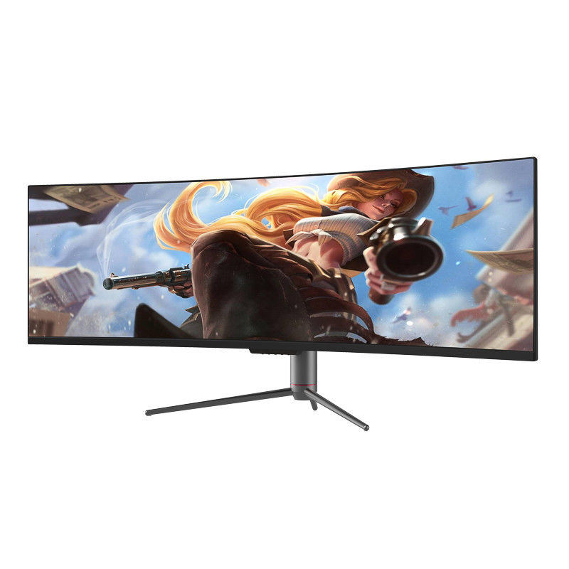 49-calowy 120Hz Gaming Desktop Monitor Bezramkowy Skrzywiony szerokopasmowy ekran
