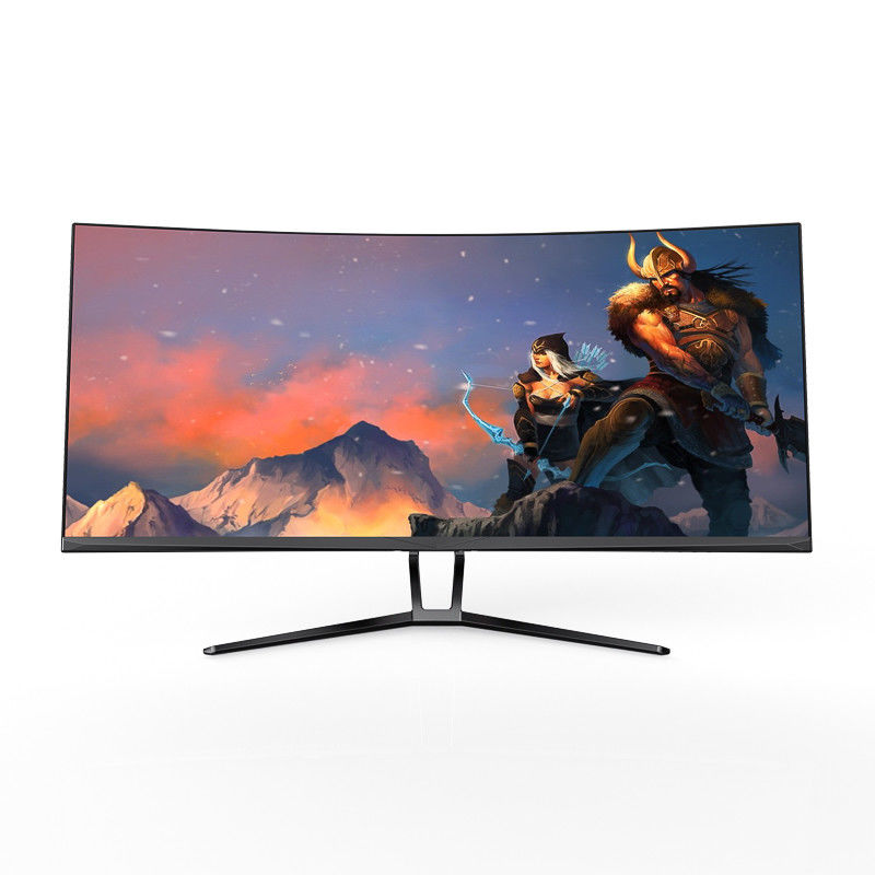 Ultra szeroki 35 cali 4K zakrzywiony monitor do gier